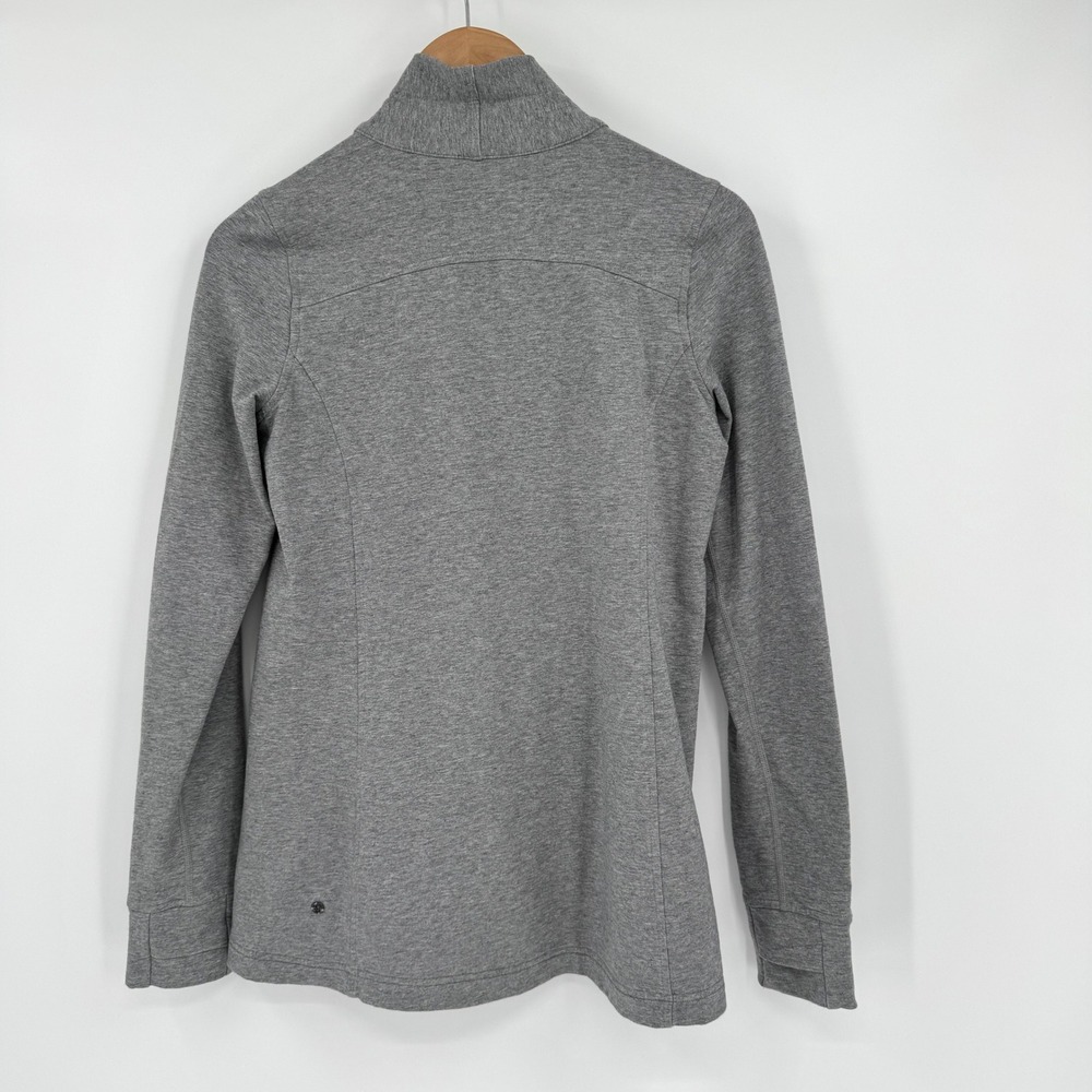 Lululemon Coast Wrap Jacket Heathered Grey Long Sleeve Size‎ 6 Activewear - Picture 11 of 13